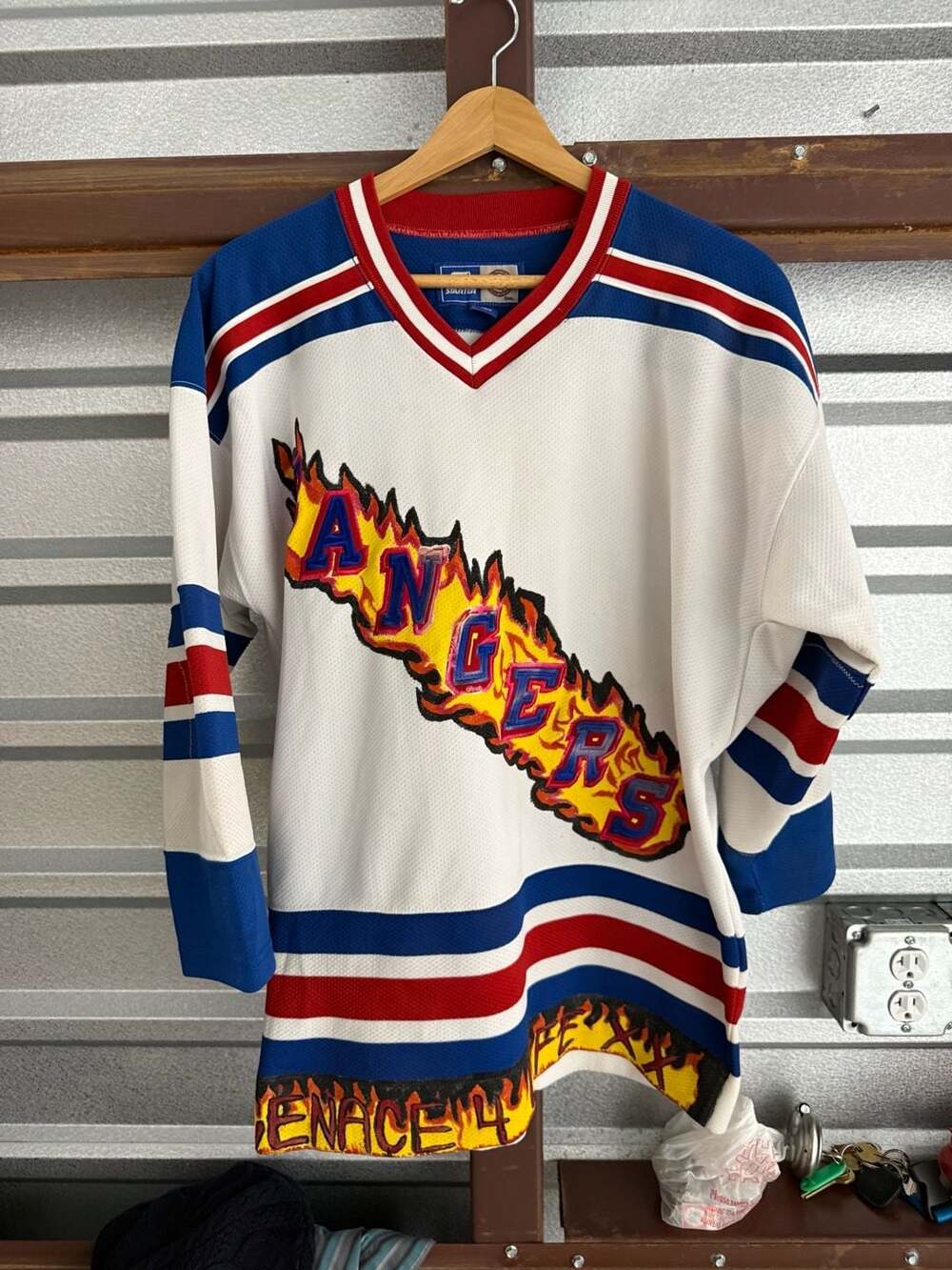 Starter New York Rangers Vintage 1993-94 Menace 4 Life Jersey